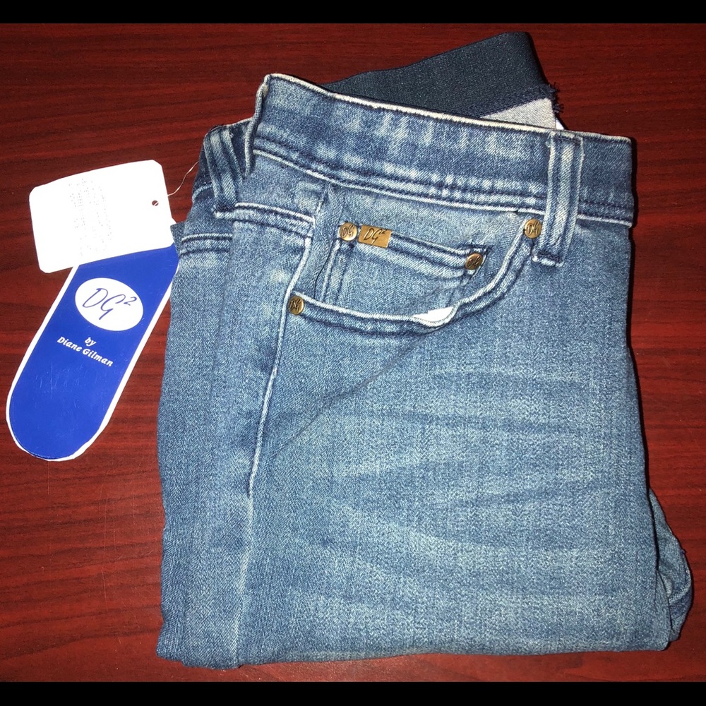 DIANE GILMAN STRETCH SKINNY JEANS SIZE SM & M
